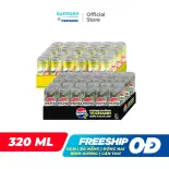 [SALE 15.6] Combo 2 Thùng 24 Lon Pepsi Vị Chanh Không Calo và 7UP Soda Chanh Không Calo, Không Đường (320ml/lon)