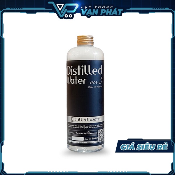 Nước cất distilled water ver.3 500ml