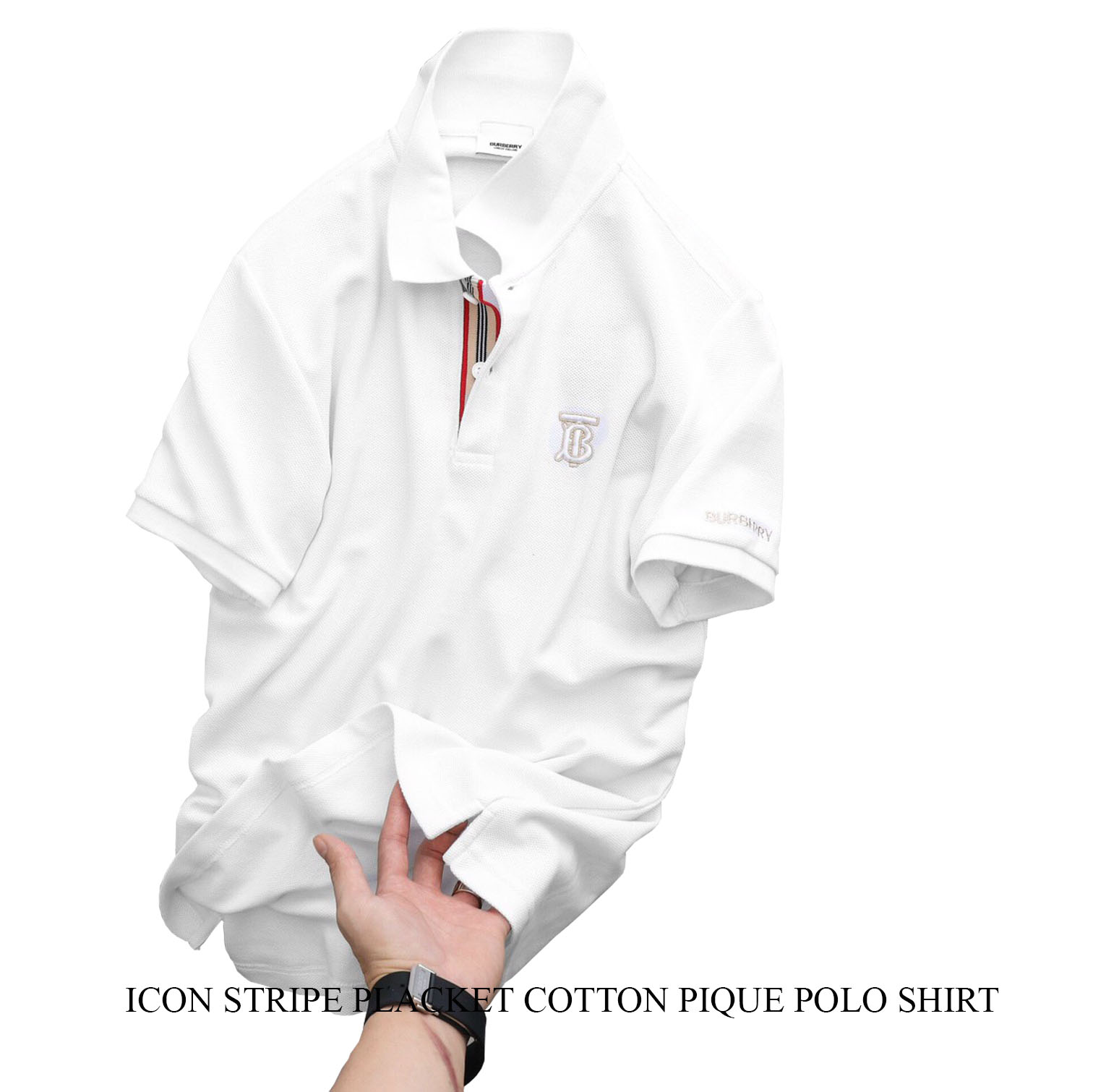 Polo br chính phẩm xuất dư - áo thun polo cao cấp full phụ kiện hãng "br"