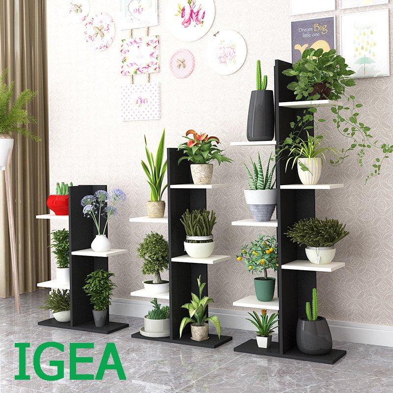 Kệ để cây cảnh, chậu hoa, co nhiều màu
