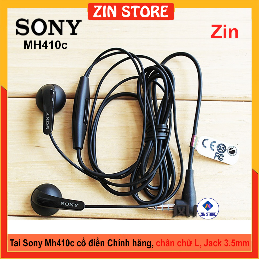 Tai nghe SONY Mh410c Chuẩn Zin, Bass siêu êm - Kèm Quà Tặng dây quấn bảo vệ
