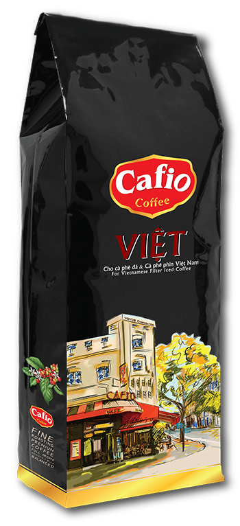 Cà phê rang xay cafio việt