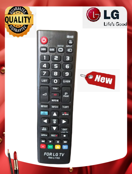 Remote điều khiển từ xa tivi LG ngắn nút 3D (RM-L1162) -Hàng chất lượng -Mới 100%,tặng kèm PIN