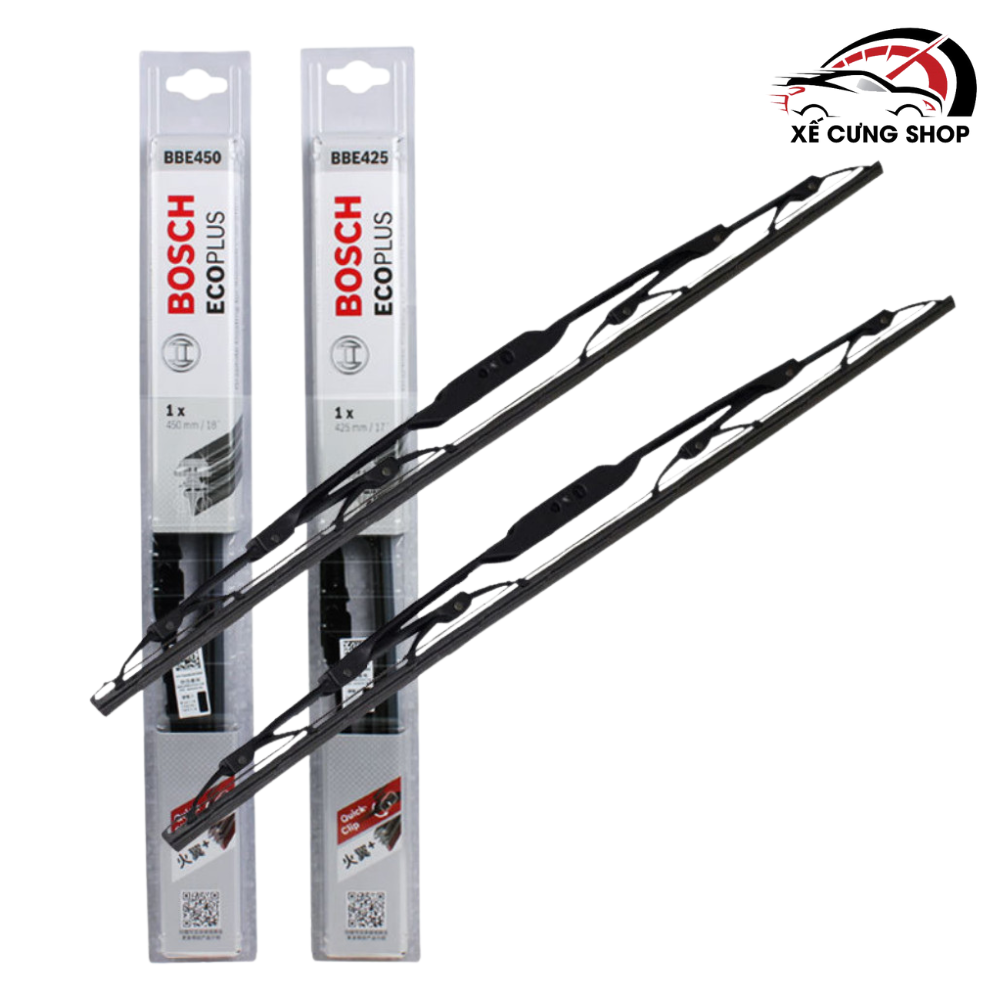 Gạt Mưa Xương Sắt Bocsh Cần Gạt Nước Ô Tô Loại Gạt Móc - Toyota, Huyndai, Kia, Mazda, Honda, Chevrolet, Ford