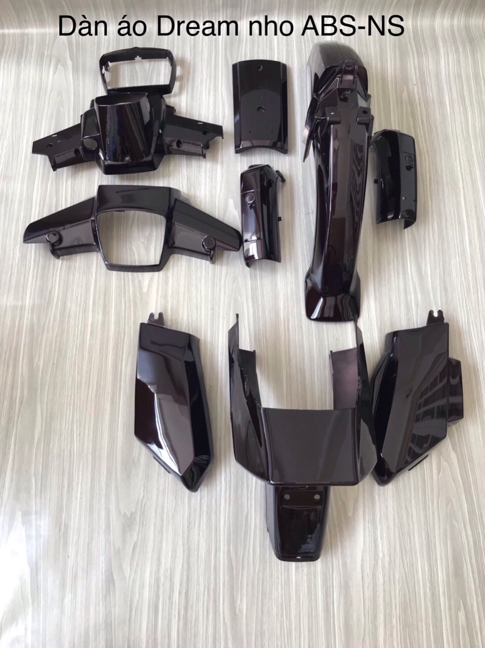 BỘ DÀN ÁO MÀU NHO DREAM II HAY DREAM CAO THÁI VIỆT LIÊN DOANH NHỰA NGUYÊN SINH XỊN LÊN ZIN THEO XE KHÔNG CHẾ CHÁO