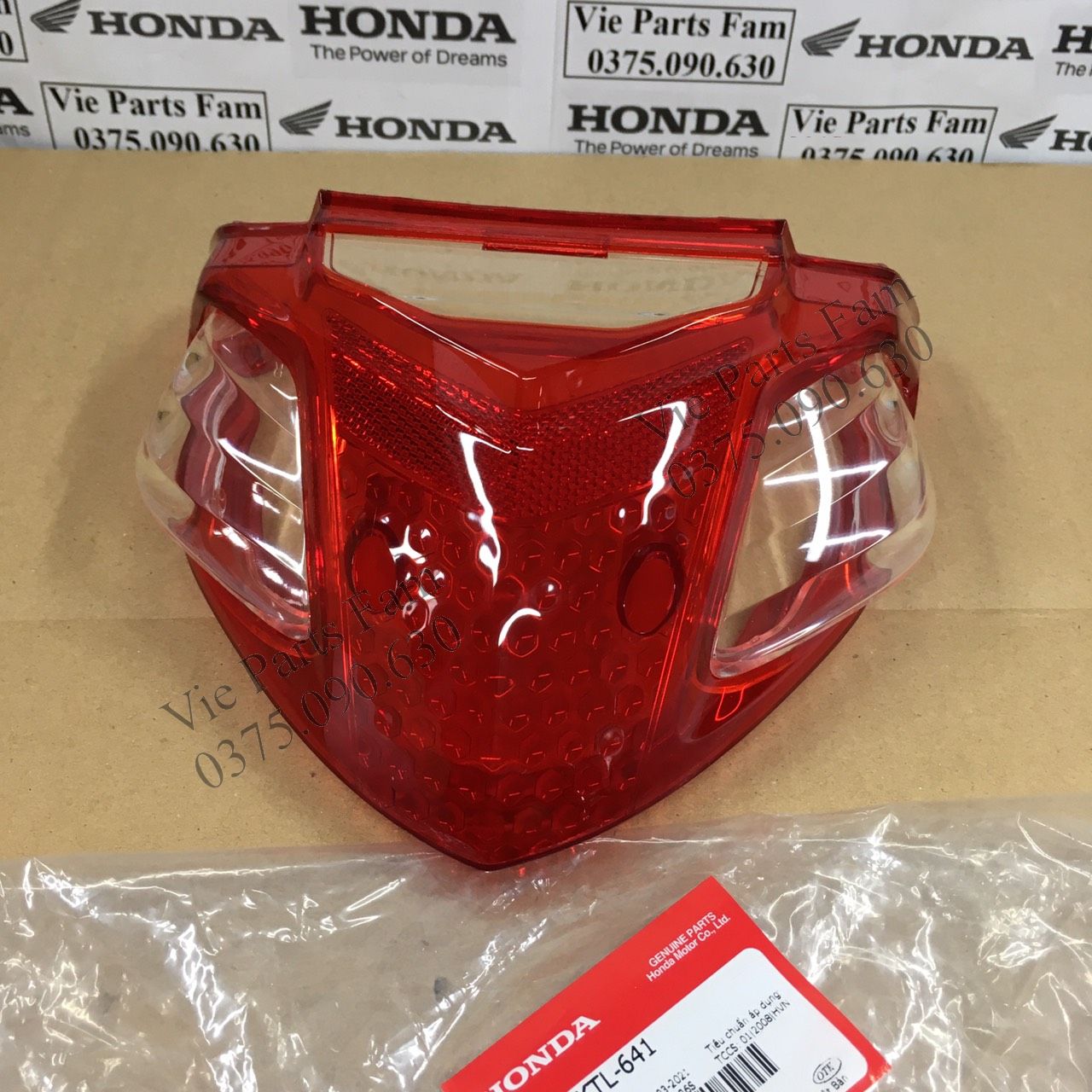 Nắp đèn hậu hoặc xi nhan sau Wave Alpha 100cc, Wave S 100, RS 100, Wave Cá 100, Wave rồng 100, hàng din Honda mới 100%