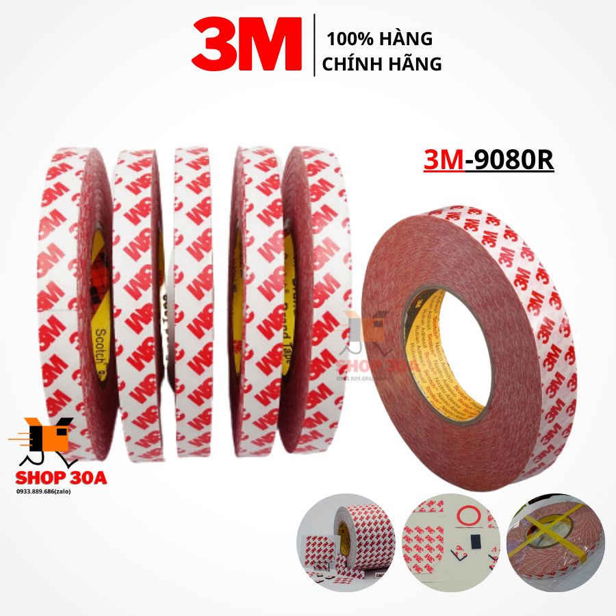 Băng keo siêu dính 2 mặt 3m 9080r - mỹ