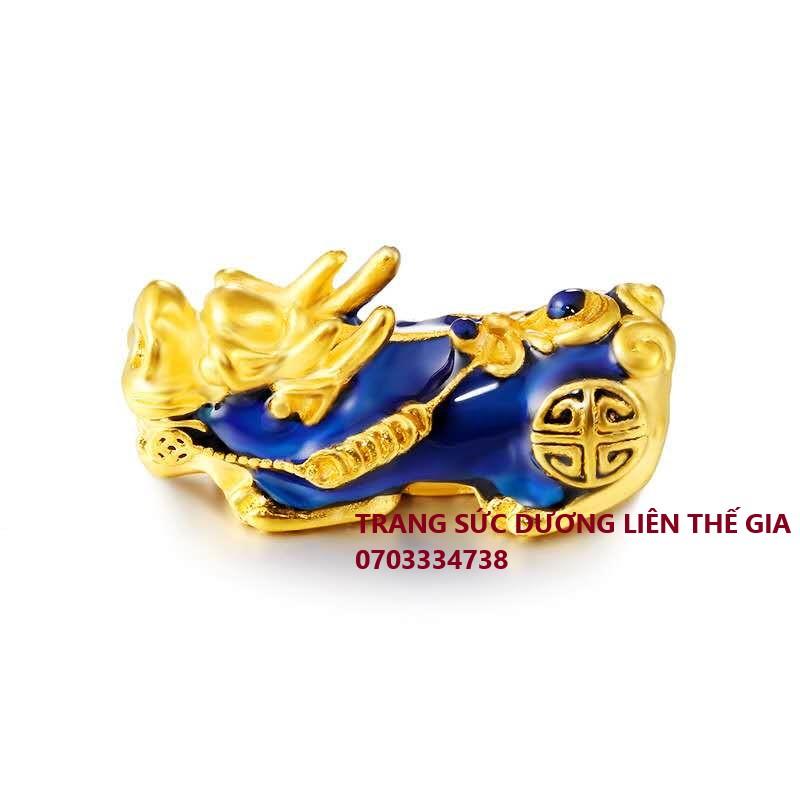 Tỳ hưu mạ vàng 24k size lớn may mắn tài lộc