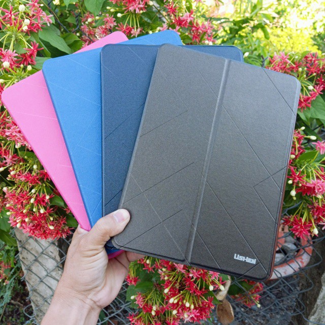 Bao da samsung tab a7 10.4 t500/ t505, bao da lishen mềm mịn kiêm chân đứng xem phim
