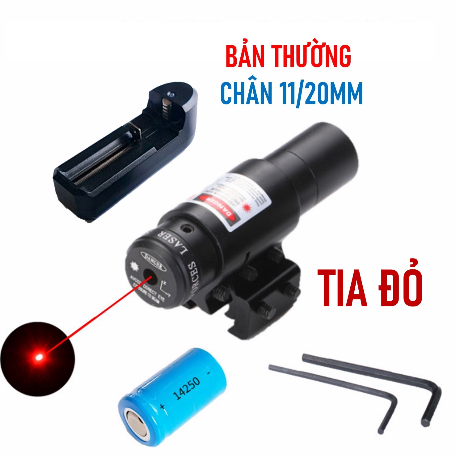 Mẫu Đèn Laze Kim Loại D11 Pin Sạc Chỉnh Tia Đỏ 4 Hướng - Đồ Chơi