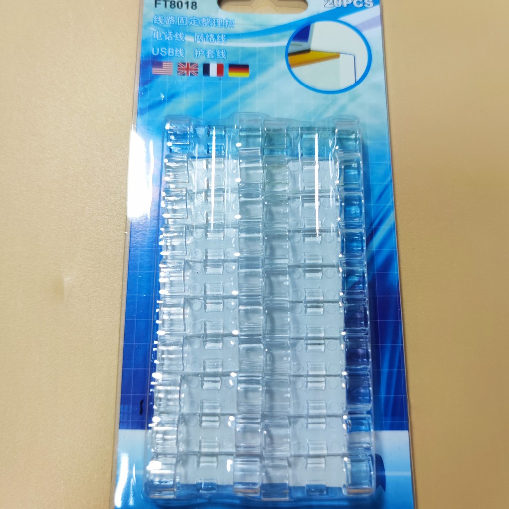 Combo 20 Nẹp Dây Điện dán tường cố định, an toàn và tiện lợi