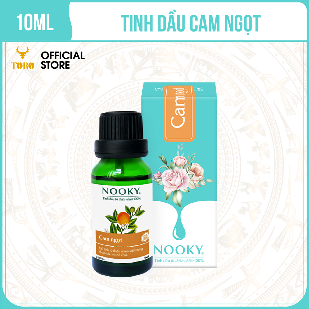 [10ml] Tinh Dầu Cam Ngọt Nooky Nguyên Chất 100% | TORO FARM