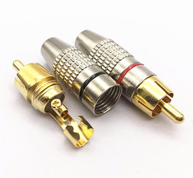 Bộ Giắc AV Chuyển Đổi RCA Chất Lượng Cao Chống Gỉ, Tiện Dụng - Xuất Xứ Việt Nam