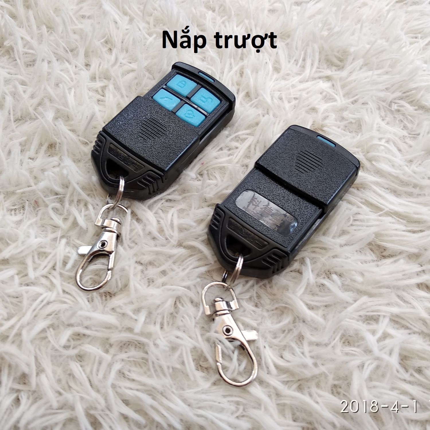 Khóa chống trộm xe máy 4 nút nắp trượt chống đè nút TA-15
