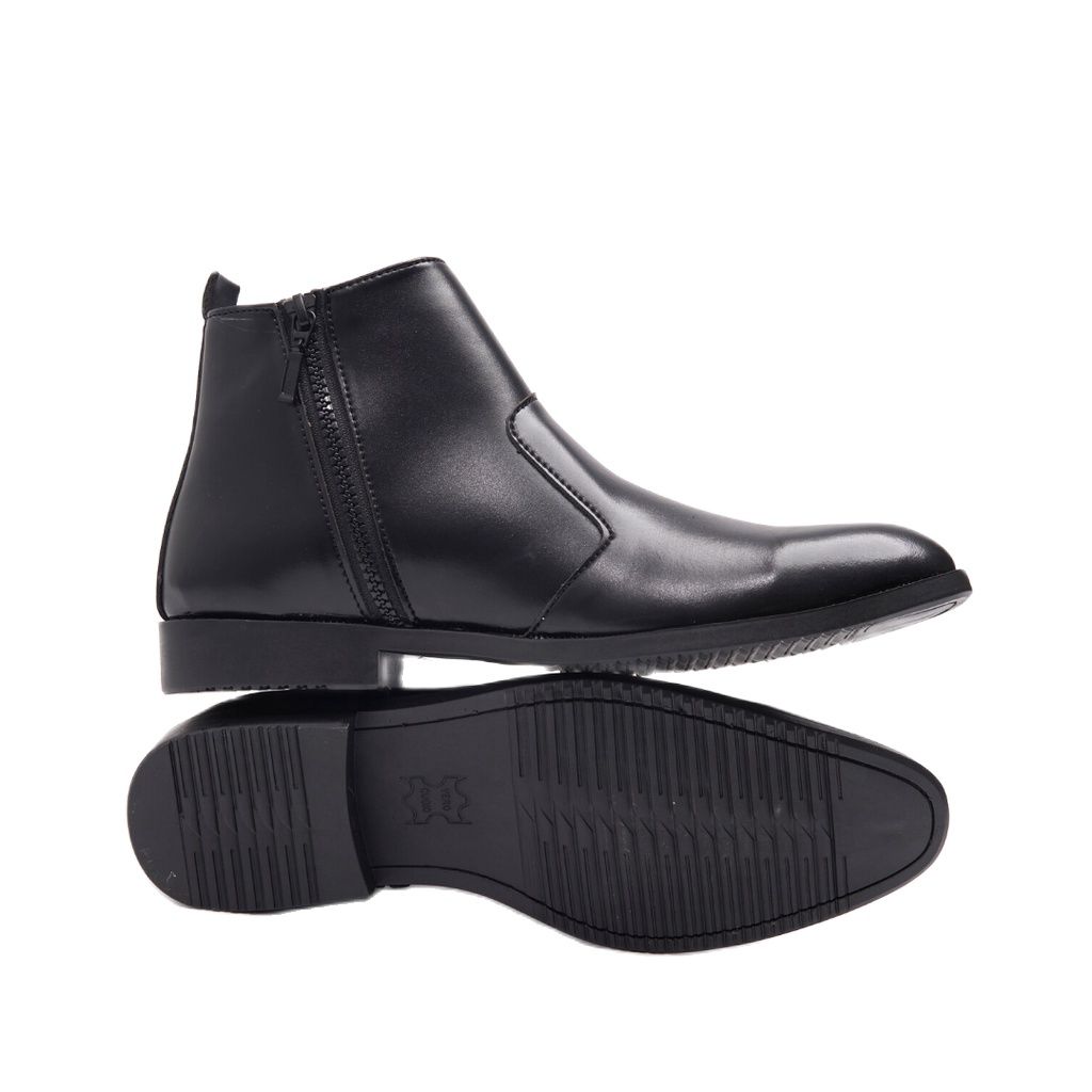 Giày Boot Nam Cao Cổ MenF Chealsea Boot Chất Da Đẹp Cao Cấp Chống Thấm Nước