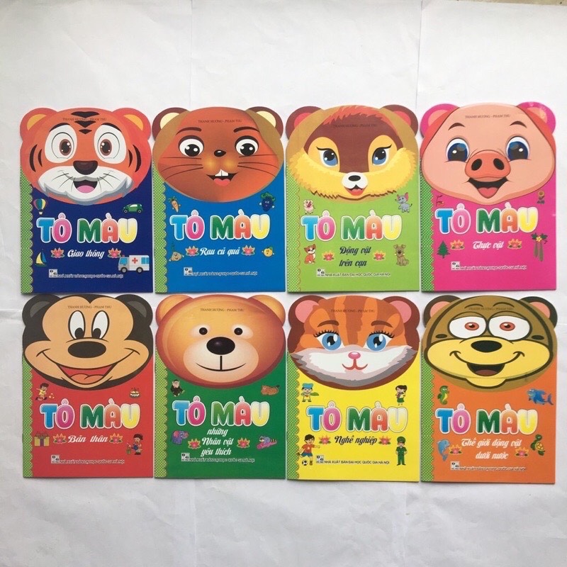 Tập tô màu cho bé
