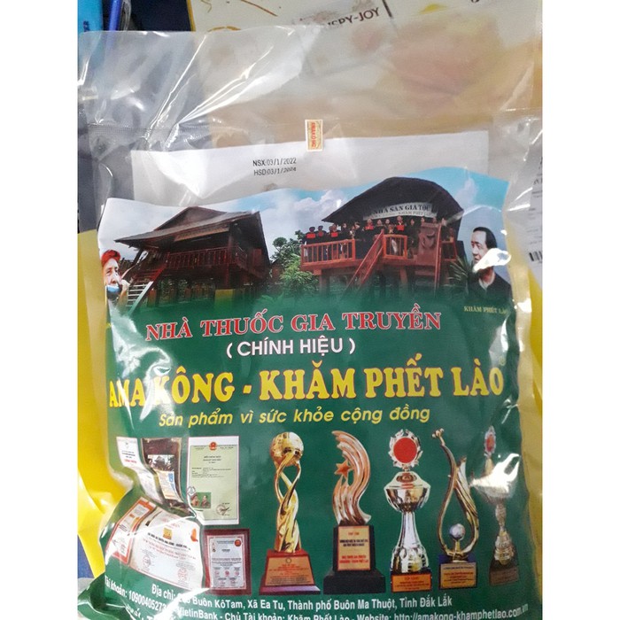 1 GÓI  LOẠI ĐẶC BIỆT 960 GRAM SẢN PHẨM GIA TRUYỀN TÂY NGUYÊN AMA KÔNG - KHĂM PHẾT LÀO chính HIỆU 100