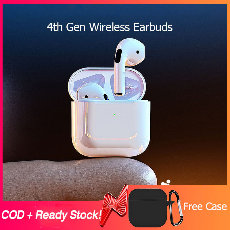 Tai nghe bluetooth mini pro 4 tws tai nghe không dây tai nghe chơi game thể thao đối với iphone android