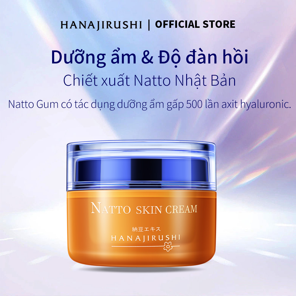 HANAJIRUSHI Kem dưỡng da mặt HANAJIRUSHI Natto Sửa chữa và cân bằng dầu nước 55g Hydrating Mask