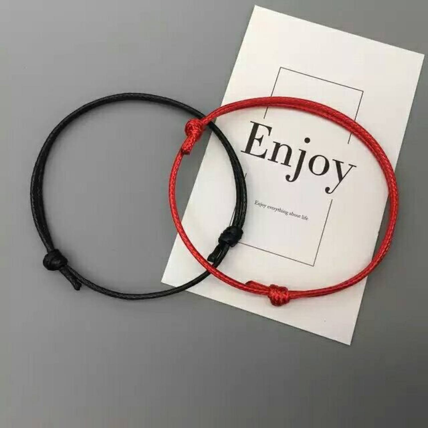 Vòng tay đôi dây da đơn giản, vòng tay đôi handmade xinh xắn - Sweet Dreem Handmade
