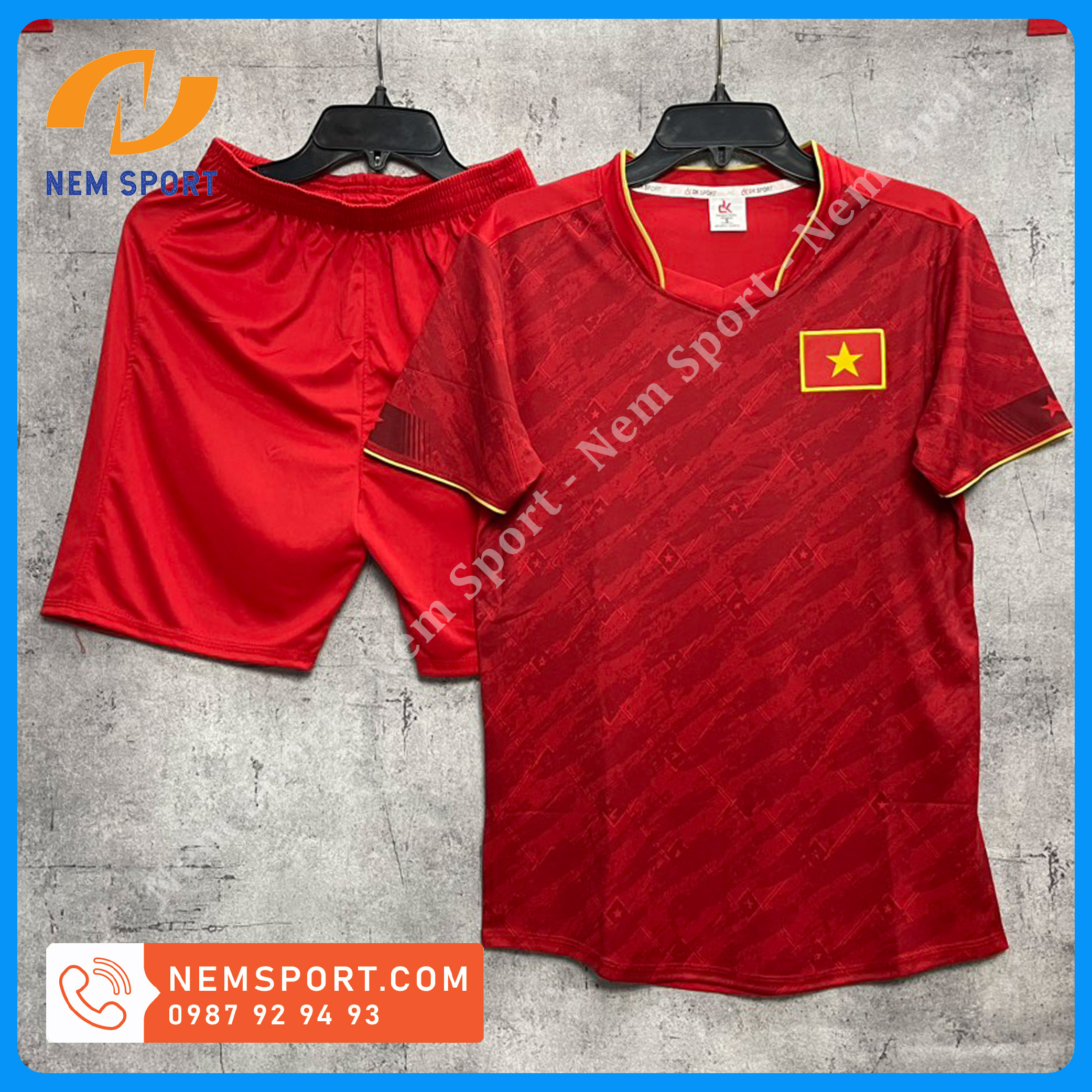 Áo Bóng Đá Đội Tuyển Việt Nam Màu Đỏ Sân Nhà Mẫu Mới 2022