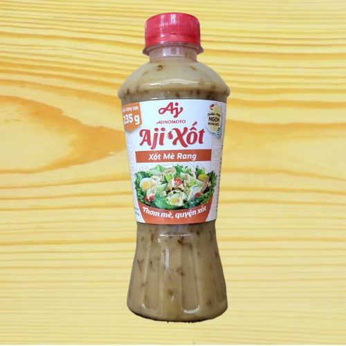 AJI XỐT [chai 235gr] XỐT MÈ RANG AJINOMOTO Salad Dressing Roasted Sesame Sauce