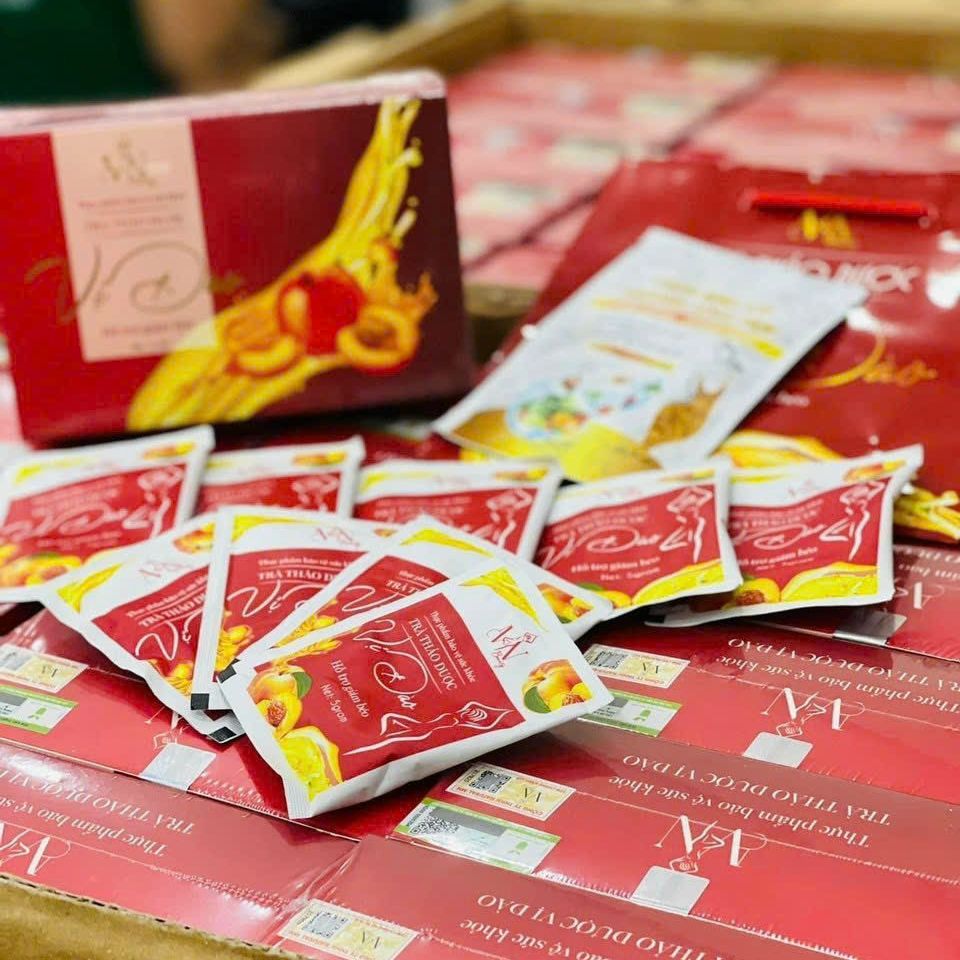 Trà giảm cân vị đào mn group - đông anh collagen x3