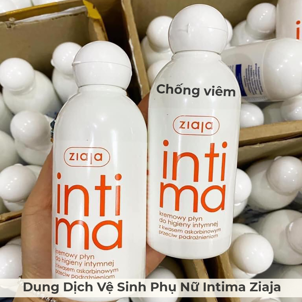 Dung Dịch Vệ Sinh Phụ Nữ Intima ziaja Ba Lan Màu Cam