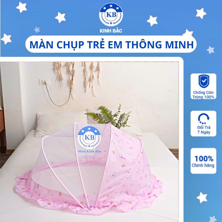 Màn chụp tự bung trẻ em thông minh kinh bắc đủ loại_màn chụp thông minh cho bé gấp gọn