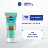 Sữa Rửa Mặt NIVEA Derma Acne Care Gel Tạo Bọt Sạch Sâu Giảm Mụn (90 ml) - 94270