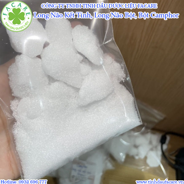 Long não kết tinh, bột long não, camphor