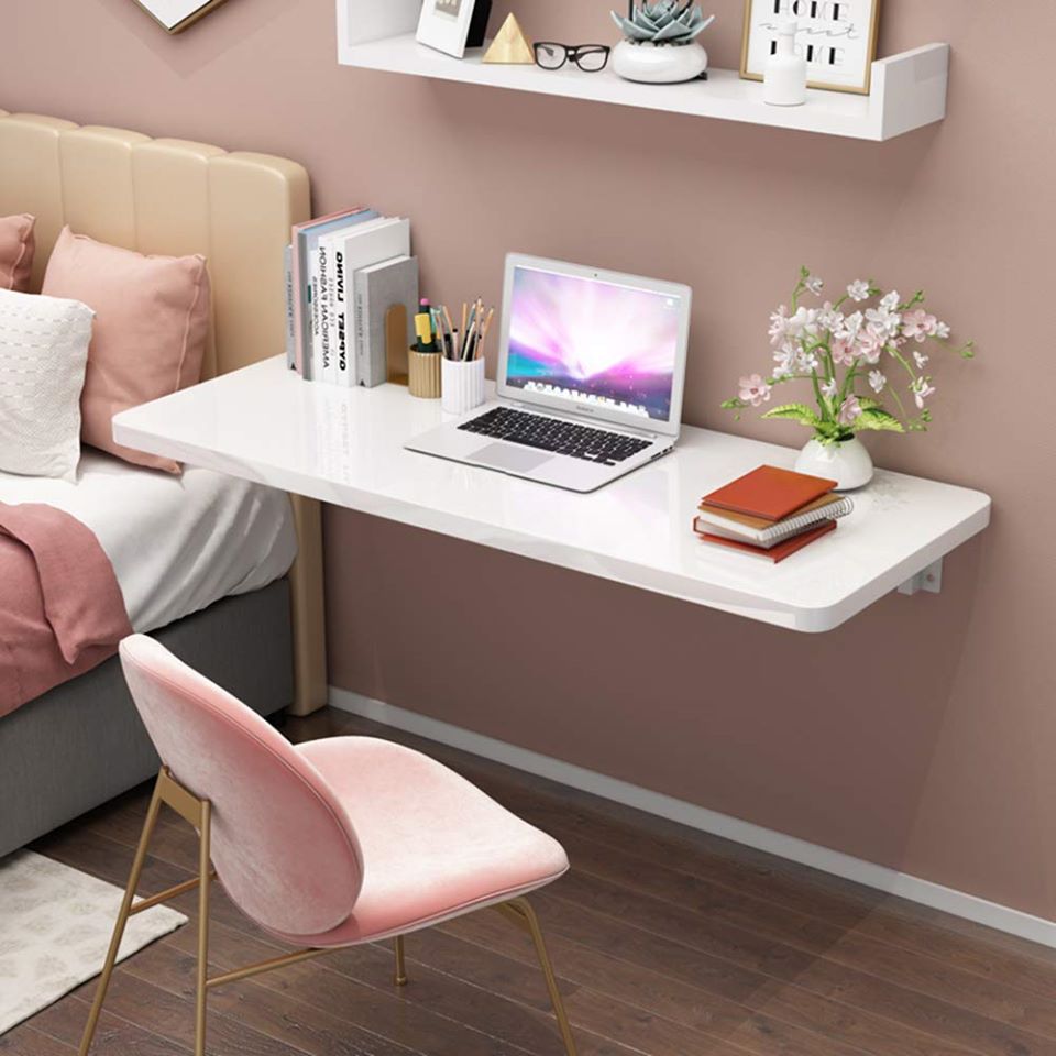Bàn gấp treo tường đầy đủ phụ kiện và hướng dẫn đi kèm