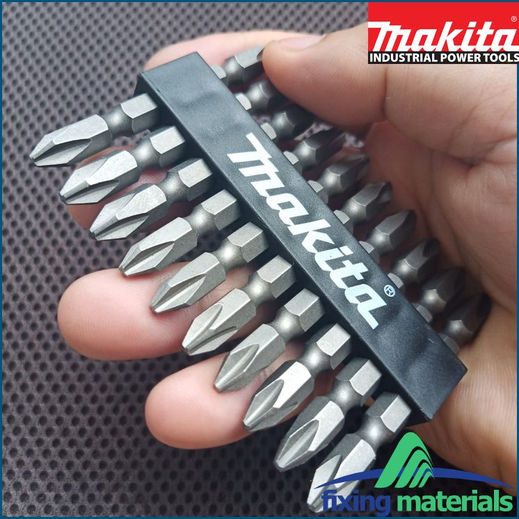 Mũi bắn vít Makita chính hãng bộ 10 mũi mũi 2 đầu PH2