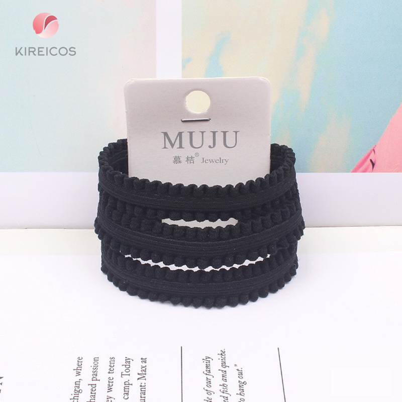 [HCM]Set 3 Sợi Dây Cột Nhún Bèo Cho Bé B177 - kireicos