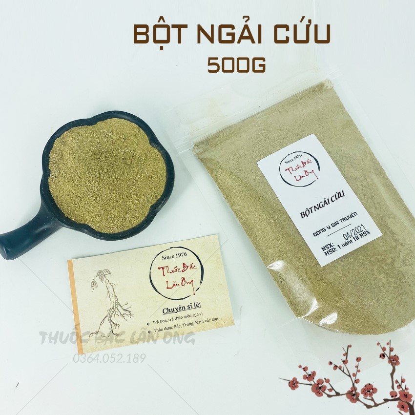 Bột Ngải Cứu Nguyên Chất 500g