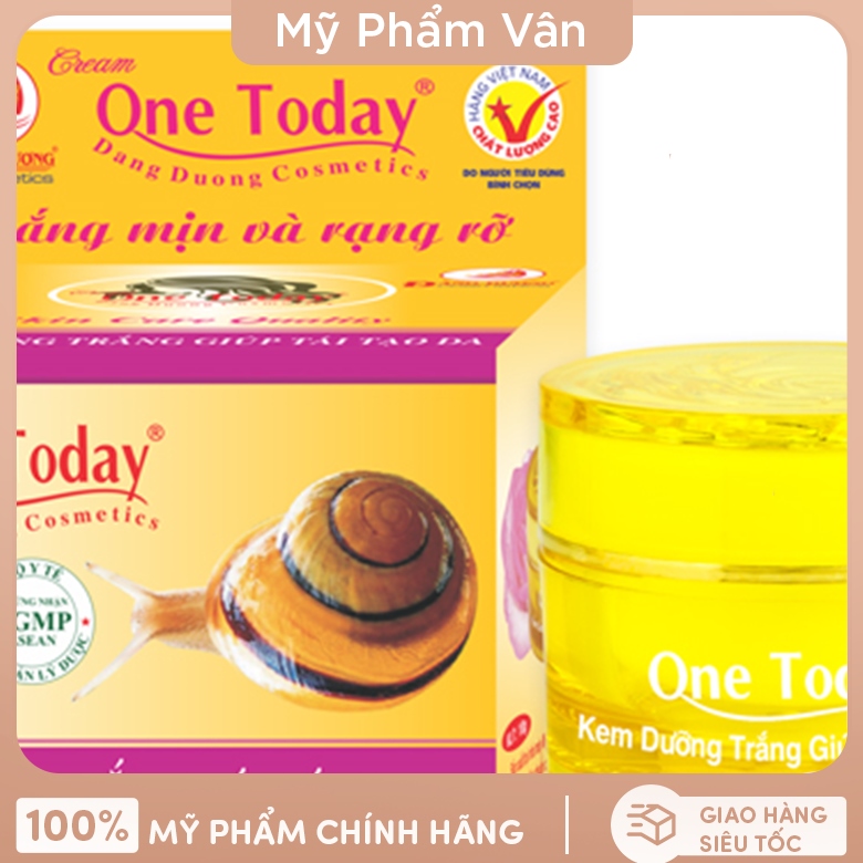 Kem dưỡng trắng trắng giúp tái tạo da one today 8g mỹ phẩm vân