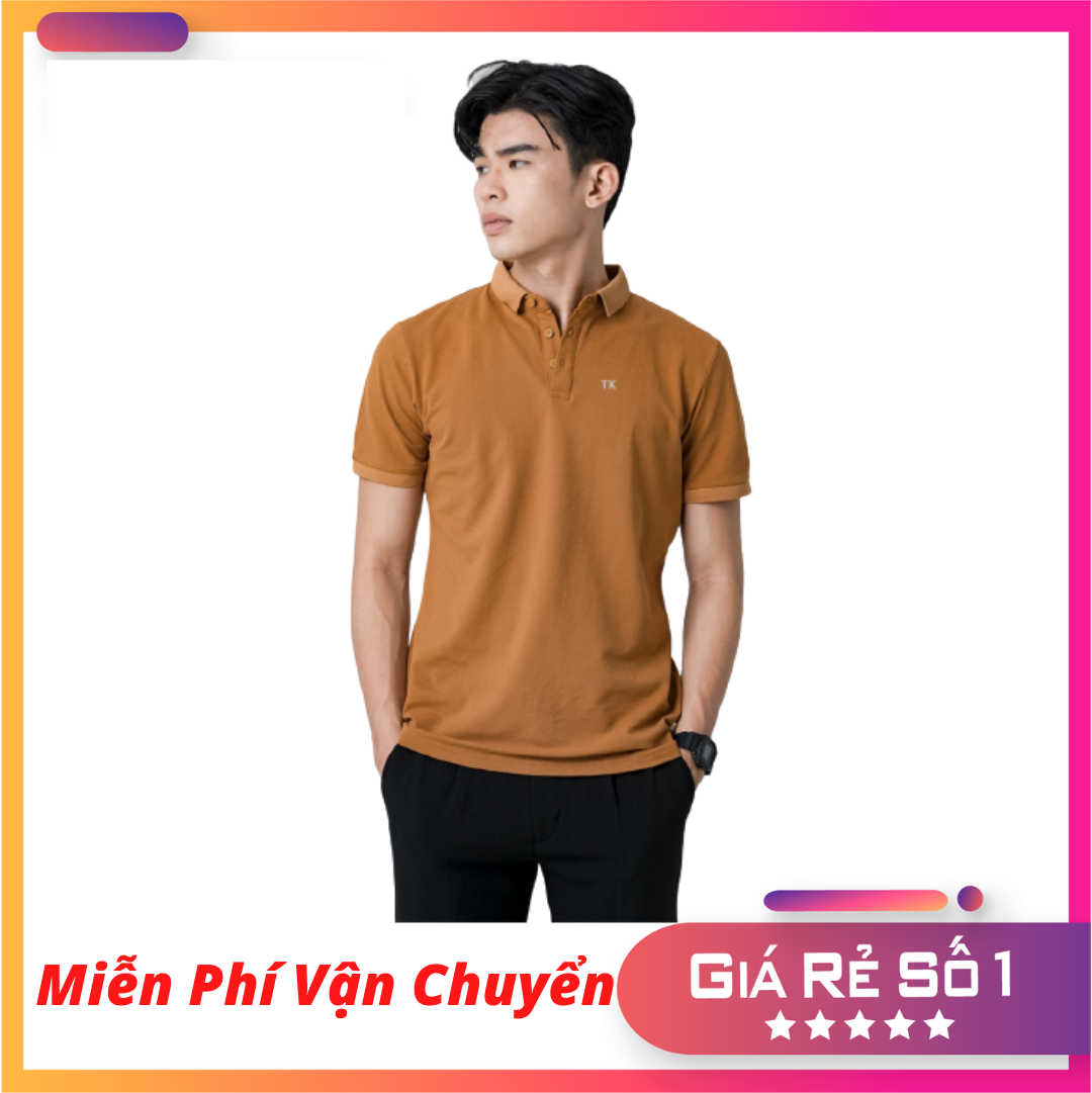 Áo thun có cổ nam Cotton mềm, mịn, mát Hot Trend