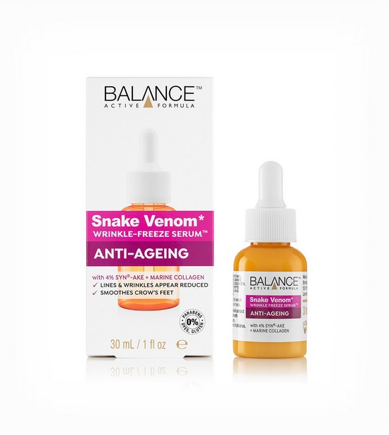 [HCM]Serum Nọc Rắn Ngăn Ngừa Lão Hóa Balance Active Formula Snake Venom Wrinkle Freeze Serum 30ml