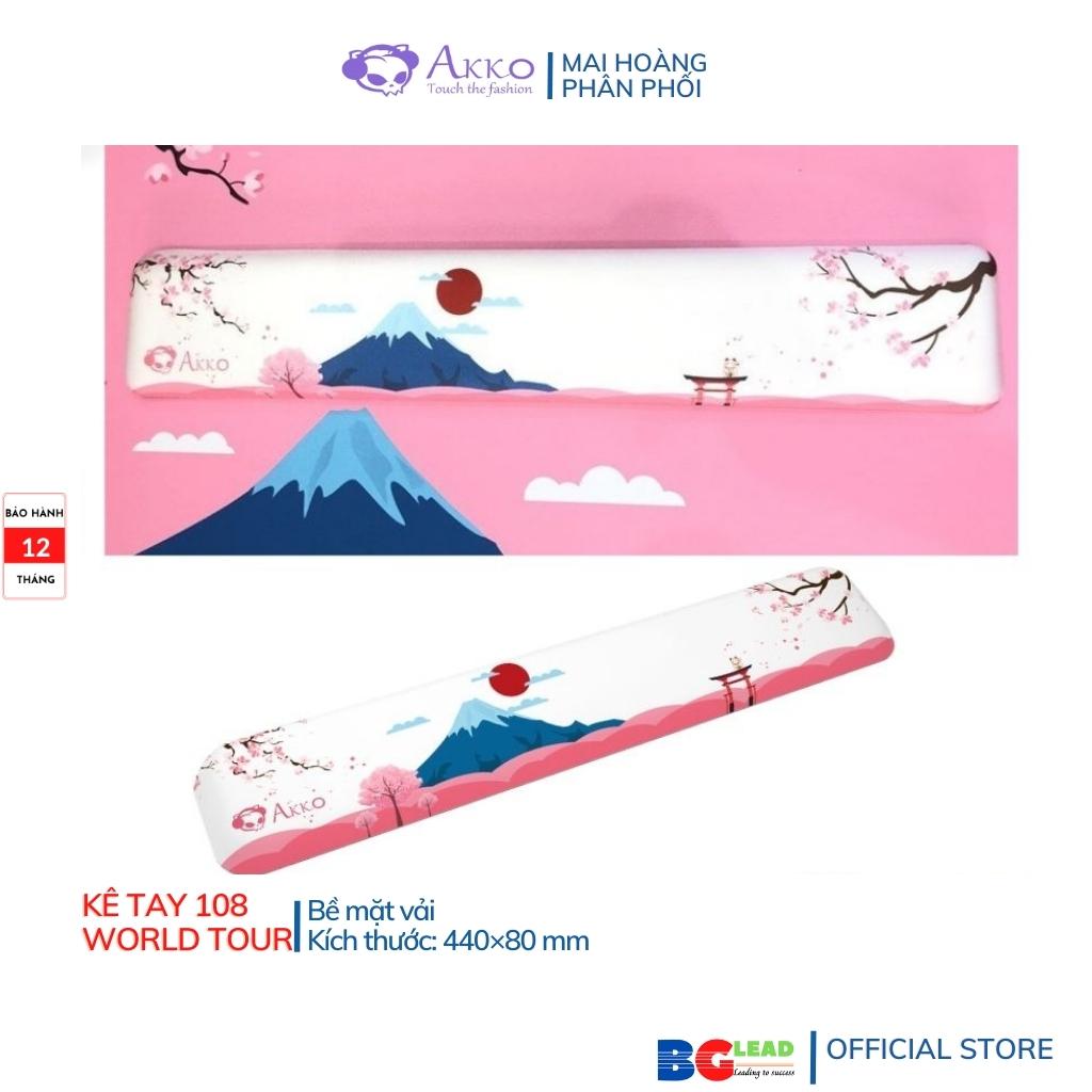 Kê Tay cho bàn phím cơ Akko World Tour Tokyo 108 Fullsize - Sản phẩm được 💘 nhất của AKKO - Mai Hoang phân phối vào bảo hành toàn quốc