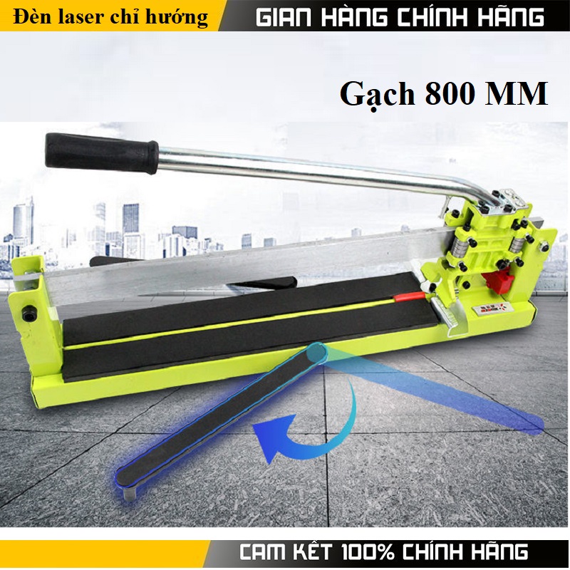 Máy cắt gạch - là loại máy chuyên dụng độc đáo được dùng để cắt các loại gạch men, gạch bóng kiếng, gạch ốp tường, gạch lát nền, lát sàn, Thanh dẫn hướng làm bằng thép đặc -Lưỡi cắt chuyên biệt có độ bền rất cao