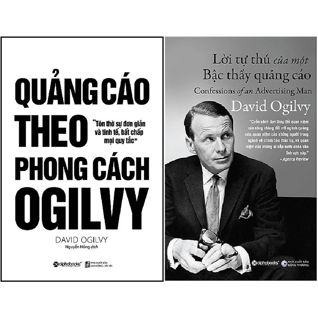 nguyetlinhbook Sách - Combo Lời Tự Thú Của Một Bậc Thầy Quảng Cáo + Quảng Cáo Theo Phong Cách Ogilvy.