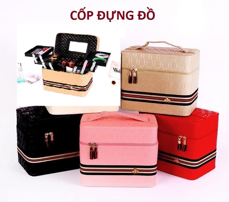 Cốp trang điểm nối mi nail phun săm đủ màu Cốp đựng đồ trang điểm nối mi đủ màu – SƠN TÙNG A-TP
