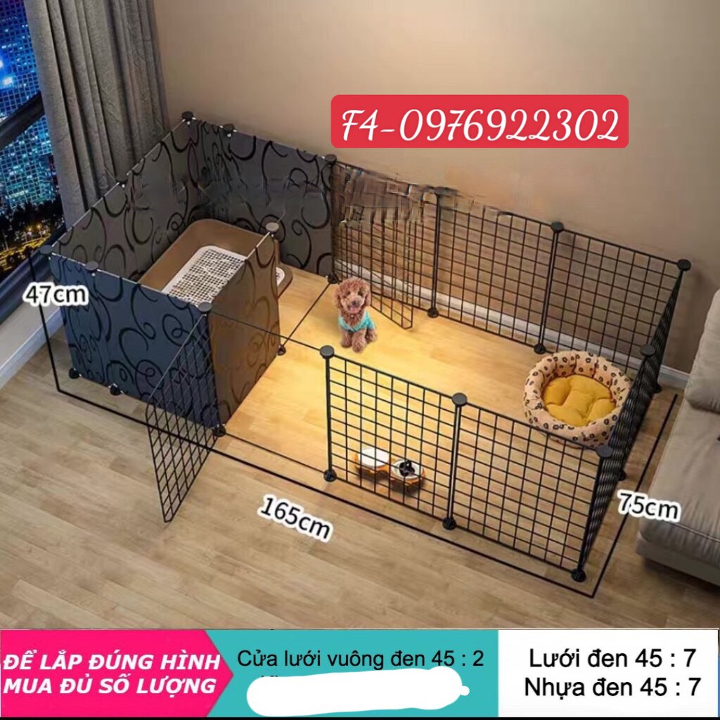CHUỒNG QUÂY CHÓ MÈO BÁN LẺ TỪNG TẤM ❤ Tặng 2 chốt/1 tấm (Chọn theo phân loại)