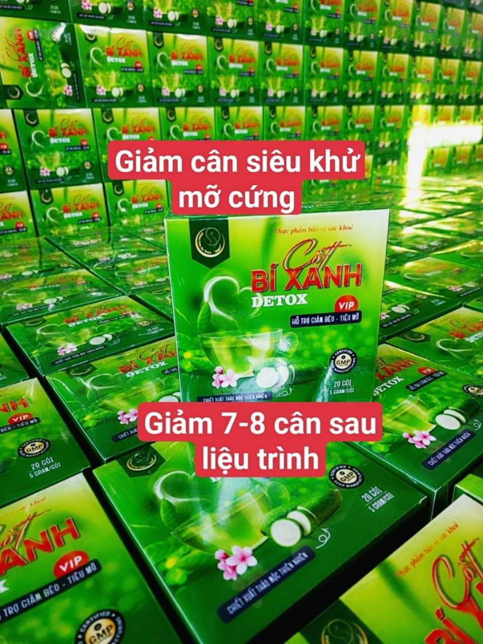 Detox giảm cân cốt ,bí xanh