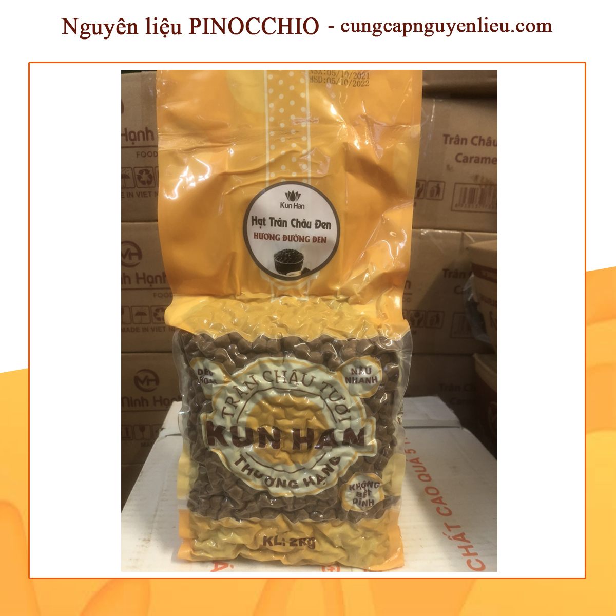 Trân châu đường đen kun han 2kg
