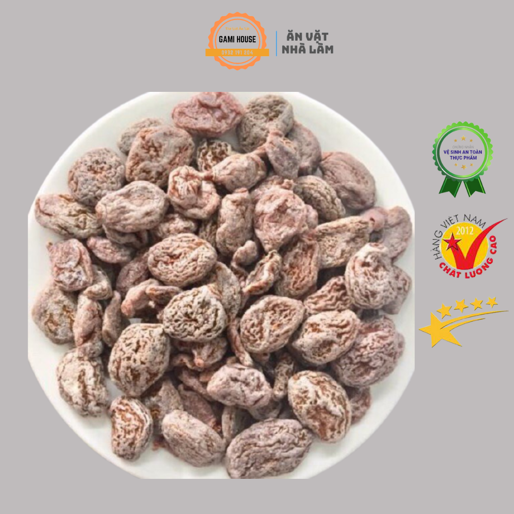 Xí muội mơ sữa không hạt chua chua ngọt ngọt loại ngon hũ 500g - đồ ăn vặt nhà làm