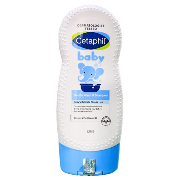 Sữa tắm gội cho bé Cetaphil Baby Gentle Wash & Shampoo (Chai 230 ml)