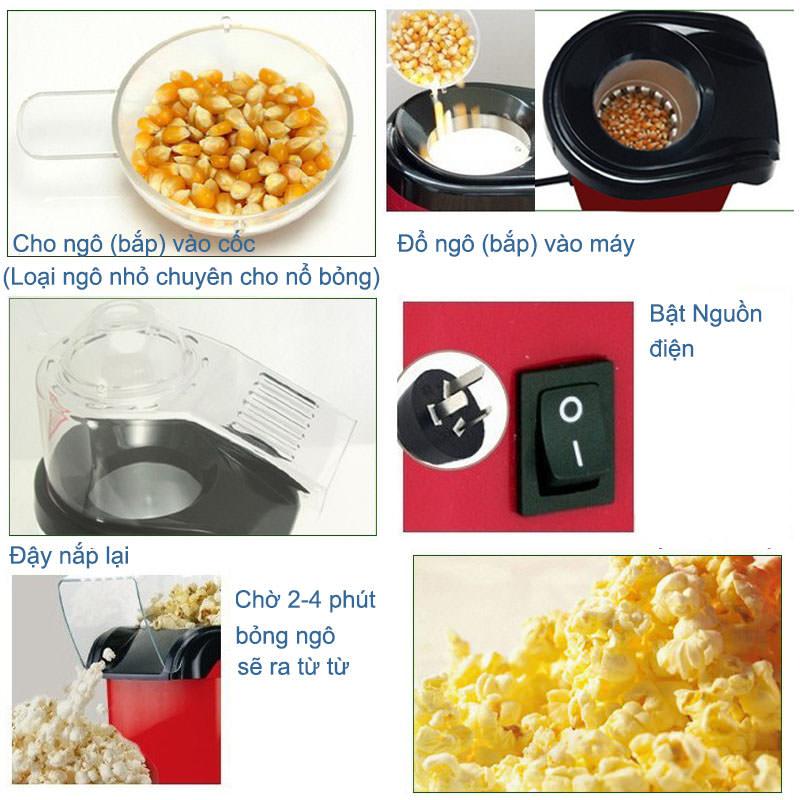 Máy Làm Bỏng Ngô Mini Gia Đình