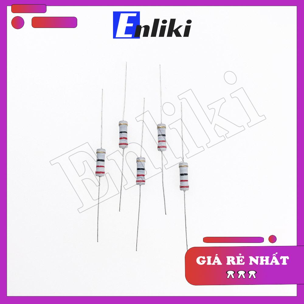 5 chiếc điện trở 33r công suất 1w 5%