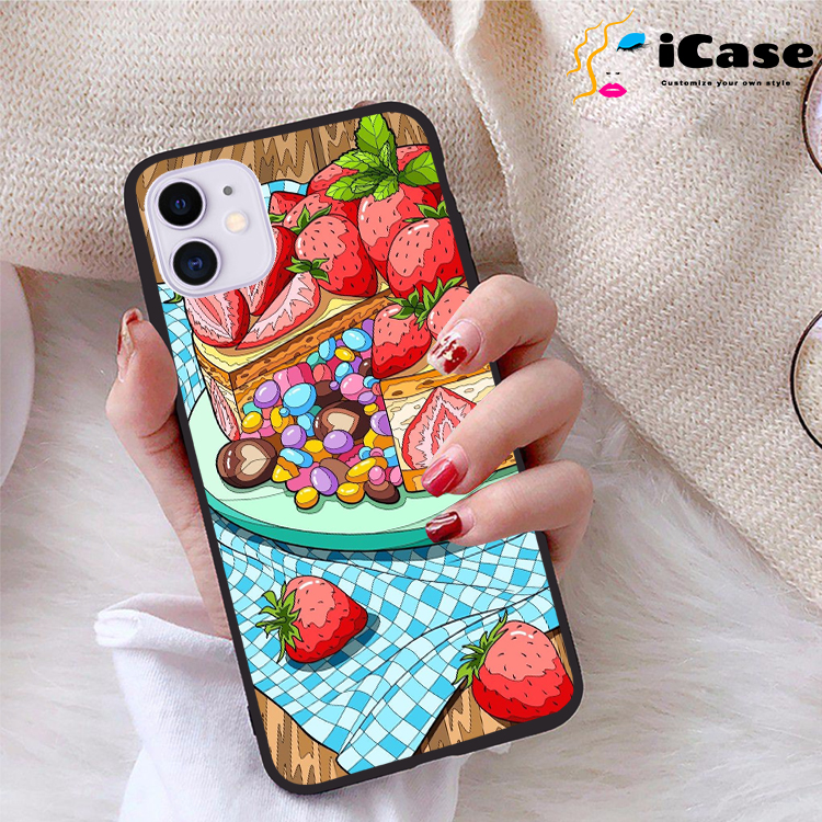 Ốp lưng iphone 11 viền dẻo tpu bst trái cây